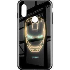 Накладка Luminous Glass Case Xiaomi Redmi Note 7 (Ironman)