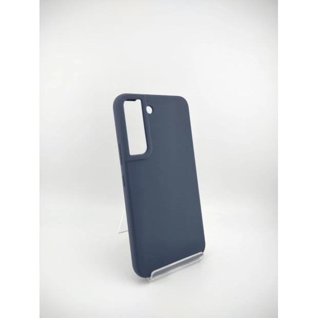 Силикон Original Premium Samsung Galaxy S22 (Тёмно-синий)