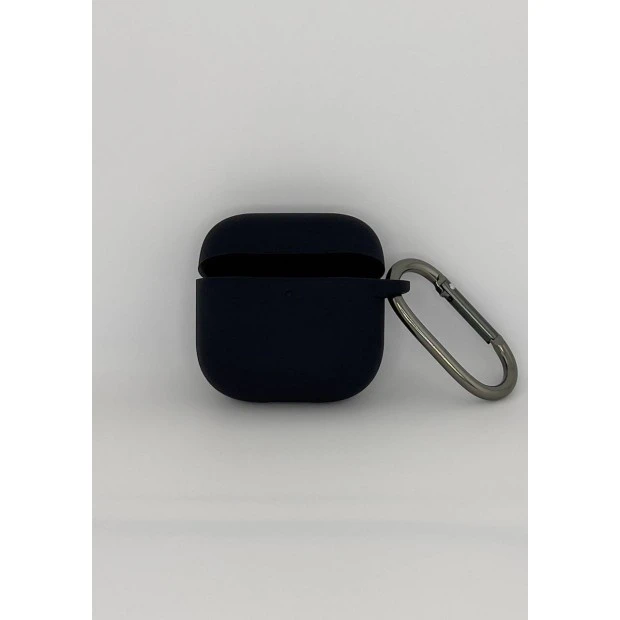 Чохол для навушників Full Silicone Case Apple AirPods 4 (07) Чорний
