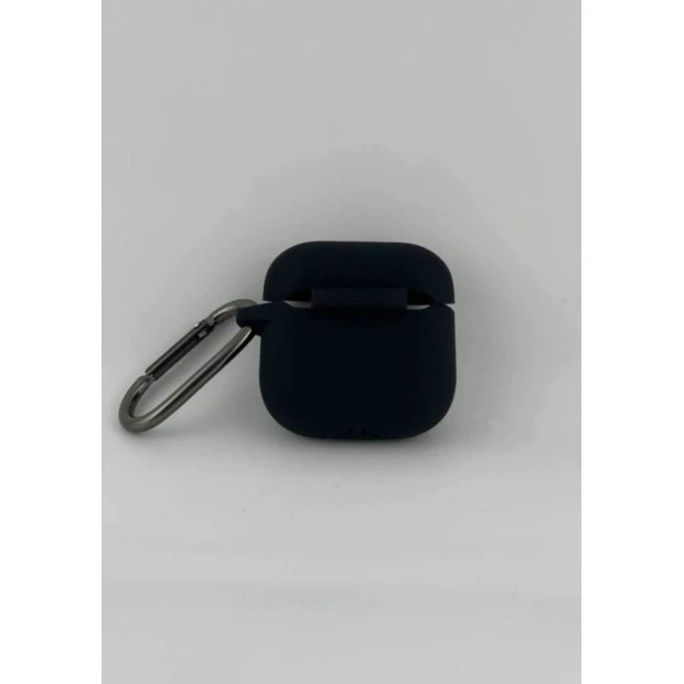 Чохол для навушників Full Silicone Case Apple AirPods 4 (07) Чорний