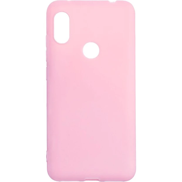 Силіконовий чохол iNavi Color для Xiaomi Redmi Note 6  /  Note 6 Pro (персиковий)