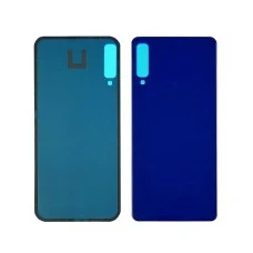 Заднее стекло корпуса для Samsung A750F Galaxy A7 (2018) синее