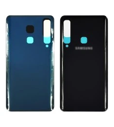 Заднее стекло корпуса для Samsung A920F Galaxy A9 Caviar Black чёрное