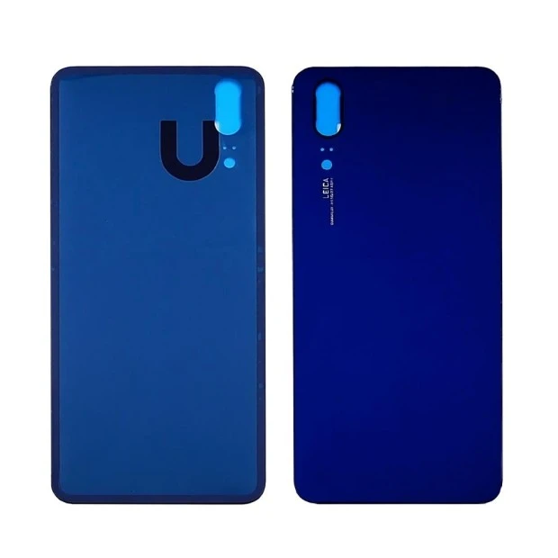 Заднее стекло корпуса для Huawei P20 тёмно-синее