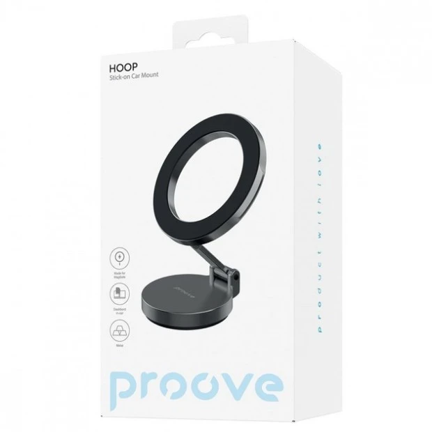 Автодержатель Proove Hoop MagSafe (Чёрный)