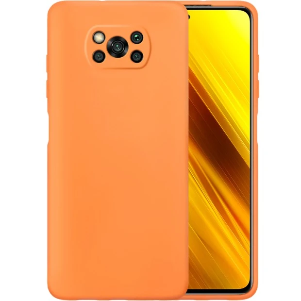 Силикон Original 360 Case Xiaomi Poco X3 (Персиковый)