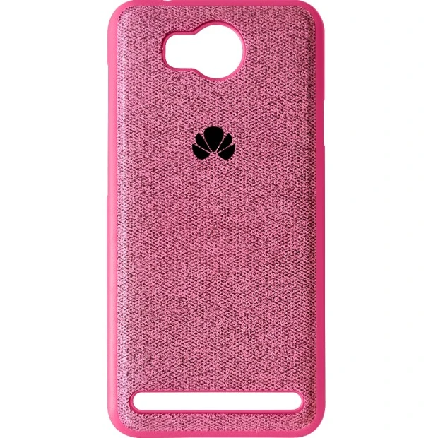 Силіконовий чохол Textile Huawei Y3-2 (Рожевий)