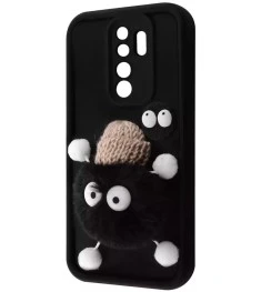 Чохол Pretty Things Case для Xiaomi Redmi Note 8 Pro (Чорний / Пухнастий Чорний)..