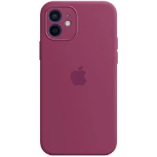 Силікон Original RoundCam Case Apple iPhone 12 (57) Marsala
