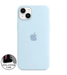 Силикон Original Round Case Apple iPhone 14 Plus (53) Sky Blue