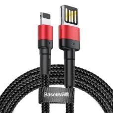USB-кабель Baseus Cafule Special Edition 2.4A (1м) (Lightning) (Чорний / Червоний) CALKLF-G91