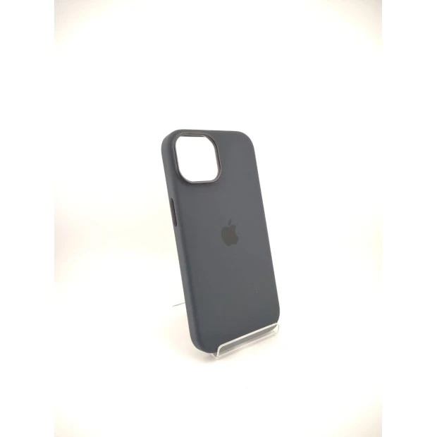 Чохол Силіконовий чохол з MagSafe для Apple iPhone 15 (чорний)