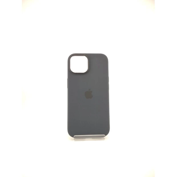 Чохол Силіконовий чохол з MagSafe для Apple iPhone 15 (чорний)