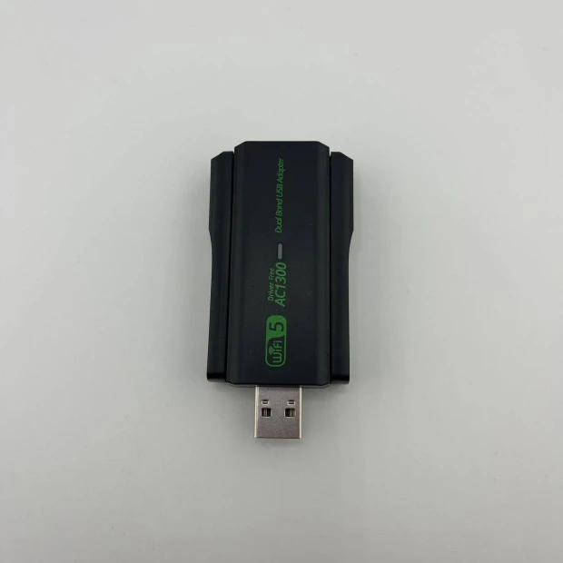 Двухдиапазонный Wi-Fi USB-адаптер AC1300 1300MBps 2.4ГГц 5ГГц USB 3.0 (Чёрный)