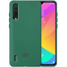 Силикон Original 360 Case Logo Xiaomi Mi9 Lite / Mi CC9 (Тёмно-зелёный)