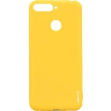Силикон iNavi Color Huawei Y7 (2018) / Y7 Prime (2018) / Honor 7C Pro (желтый)