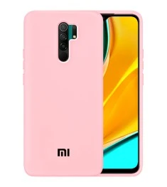 Силикон Original 360 Case Logo Xiaomi Redmi 9 (Розовый)