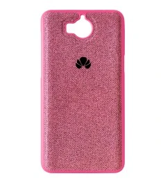 Силикон Textile Huawei Y5 (2017) (Розовый)