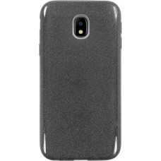 Силиконовый чехол Glitter Samsung Galaxy J5 (2017) J530 (Чёрный)