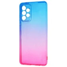 Силікон Gradient Design Samsung Galaxy A52 (2021) (Синьо-рожевий)
