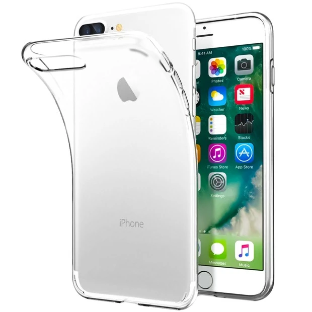 Силикон WS Apple iPhone 7 Plus / 8 Plus (Прозрачный)