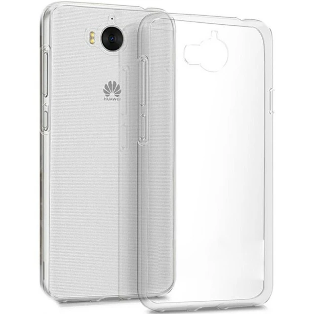 Силіконовий чохол WS для Huawei Y5 (2017) (прозорий)