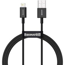 USB-кабель Baseus Superior 2.4A (2м) (Lightning) (Чорний) CALYS-C01