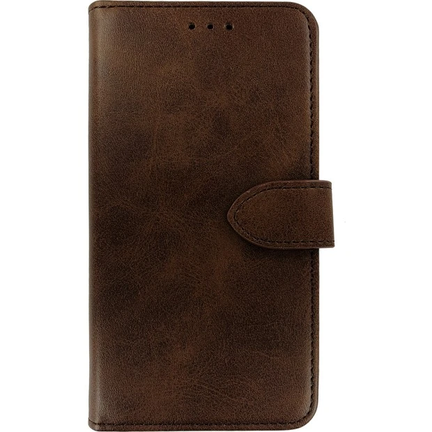 Чехол-книжка Leather Book Xiaomi Redmi 8A (Тёмно-коричневый)