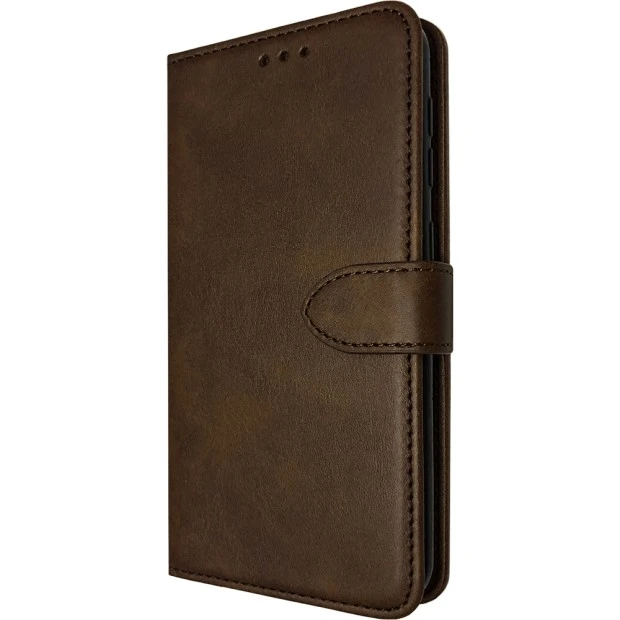 Чехол-книжка Leather Book Xiaomi Redmi 8A (Тёмно-коричневый)