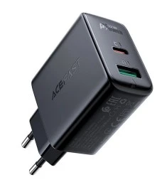 СЗУ-адаптер Acefast A5 32W PD QC 1USB / 1Type-C (Чёрный)