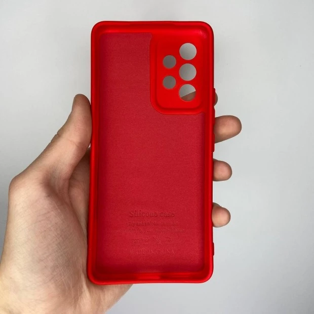 Силикон Original 360 ShutCam Case Samsung Galaxy A53 (Красный)
