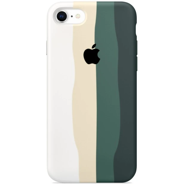 Силікон Rainbow Case Apple iPhone 7/8 / SE (2020) (Green)