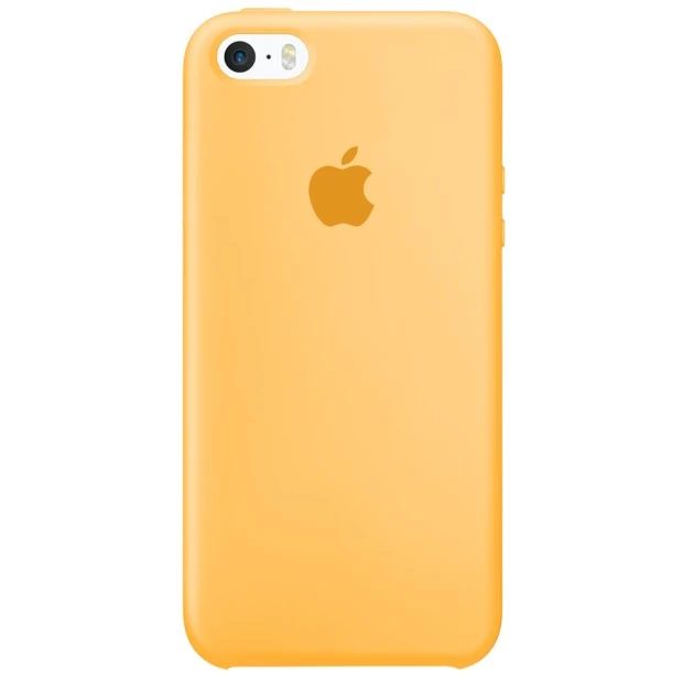 Силиконовый чехол Original Case Apple iPhone 5 / 5S / SE (13) Yellow