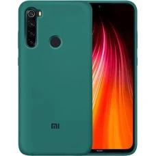 Силикон Original 360 Case Logo Xiaomi Redmi Note 8T (Темно-зелёный)