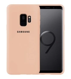 Силикон Original Case Samsung Galaxy S9 (Пудровый)
