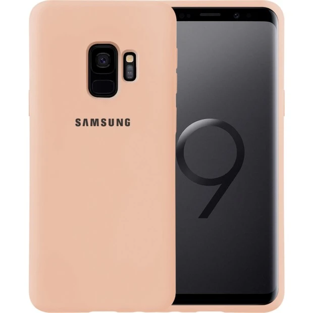 Силикон Original Case Samsung Galaxy S9 (Пудровый)