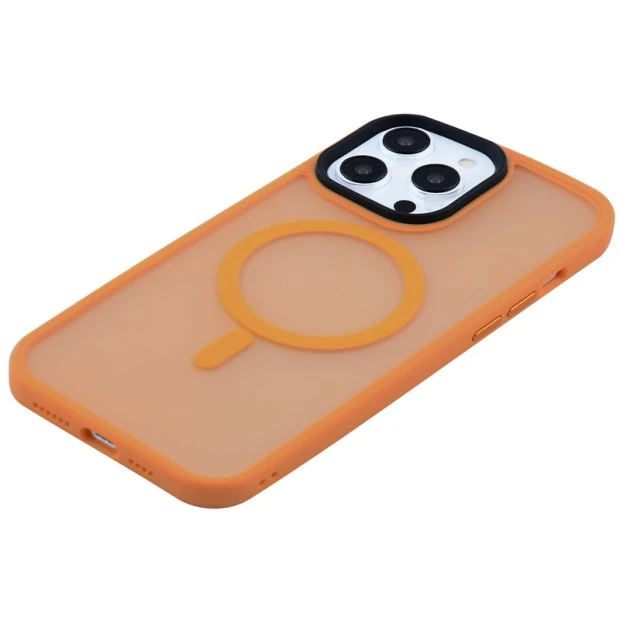 Чохол WAVE Matte Insane Case з MagSafe для iPhone 14 Pro Max (Помаранчевий)