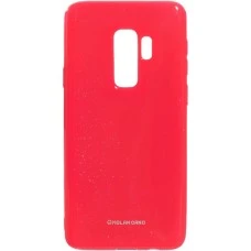 Силикон Molan Shining Samsung S9 Plus (Светло-красный)
