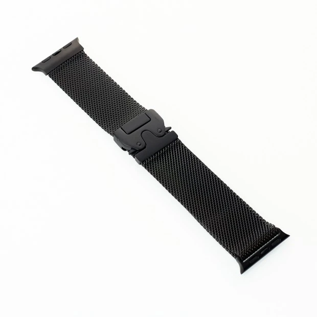 Ремінець Milanese Loop 10th для Apple Watch 38  /  40  /  41 мм (Чорний)