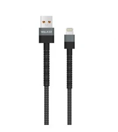 USB-кабель Walker C700 (1м) (Lightning) (Чорний)