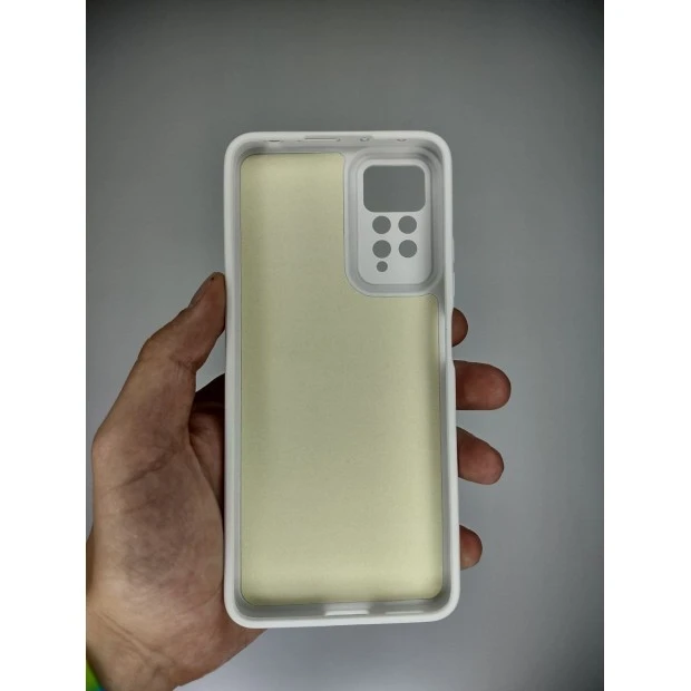 Силикон Original Xiaomi Redmi Note 11 Pro (ShutCam) (Белый)