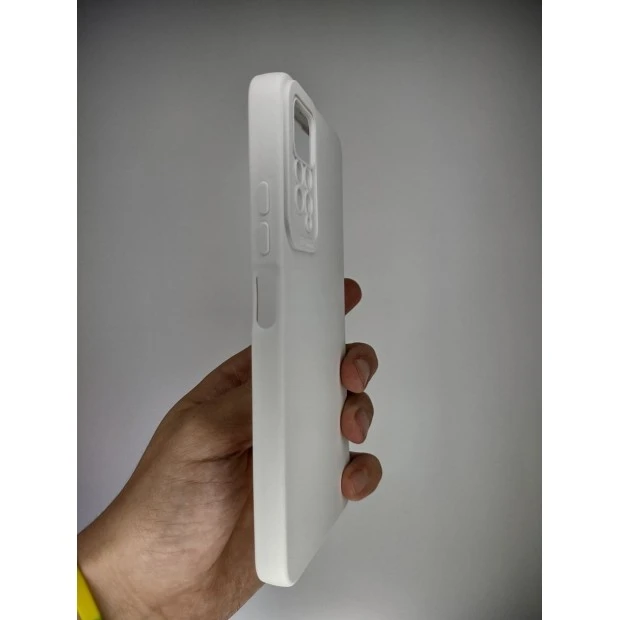 Силикон Original Xiaomi Redmi Note 11 Pro (ShutCam) (Белый)