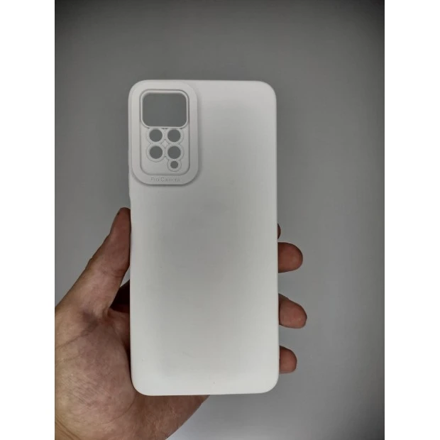 Силикон Original Xiaomi Redmi Note 11 Pro (ShutCam) (Белый)