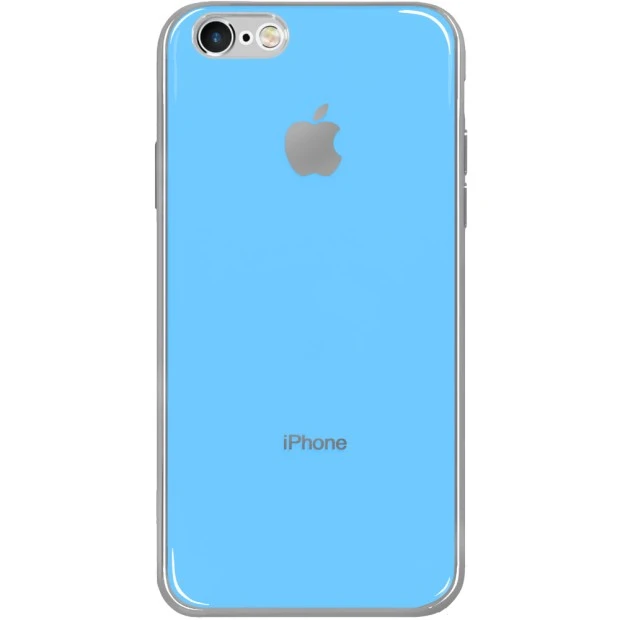 Силиконовый чехол Zefir Case Apple iPhone 6 / 6s (Голубой)