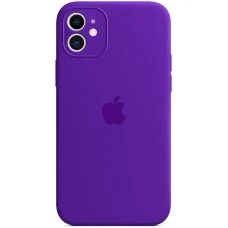 Силикон Original RoundCam Case Apple iPhone 11 (02) Violet