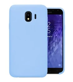 Силикон Original Case Samsung Galaxy J4 (2018) J400 (Голубой)