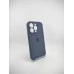 Оригінальний силіконовий чохол RoundCam для Apple iPhone 14 Pro (09) кольору Midnight Blue
