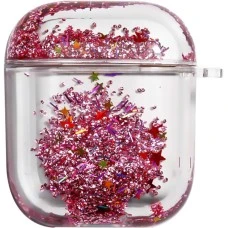 Чехол для наушников Apple AirPods Sequins (Розовый)