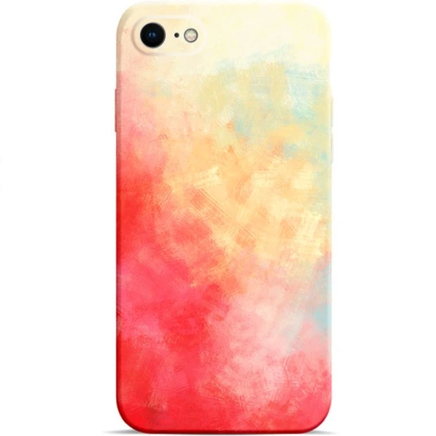 Силикон WAVE Watercolor Case iPhone 7 / 8 / SE 2 (white/red)