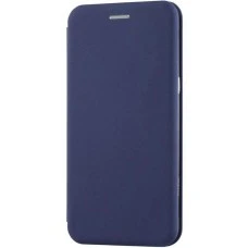 Чехол-книжка iNavi Samsung J6 (2018) J600 (темно-синий)